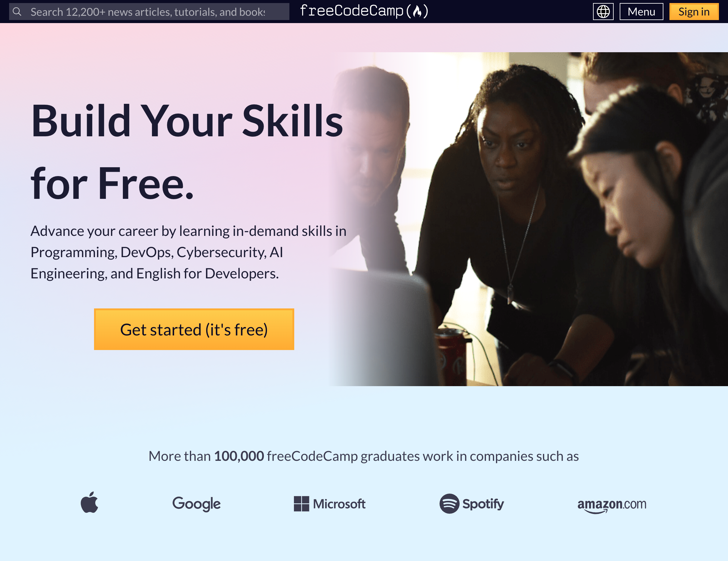 freeCodeCamp - Learn to Code for Free