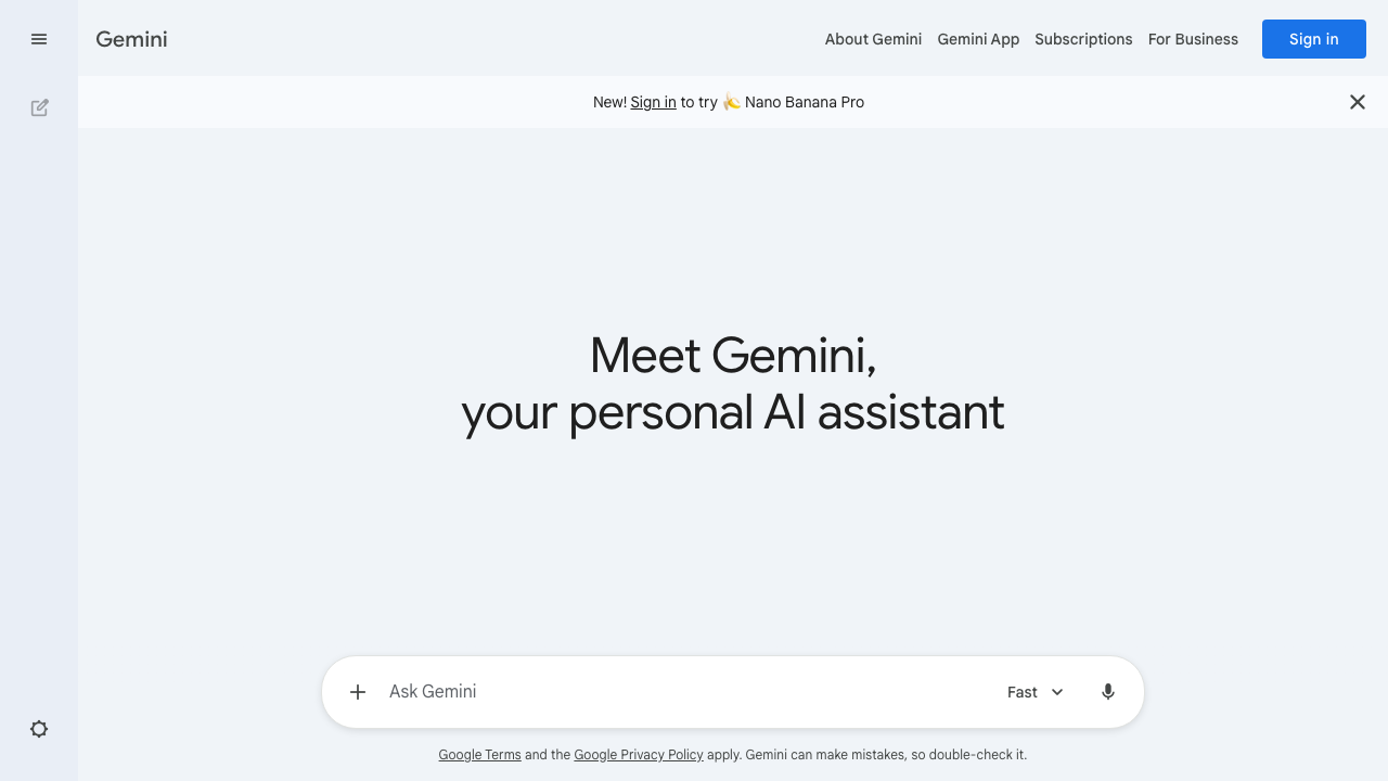 Gemini - Google Workspaceと連携する最新AI